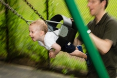 Toddler swinging