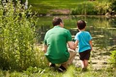 father-and-son-central-park-pond