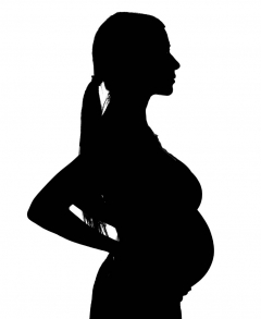 Maternity-Silhouette-studio-photography