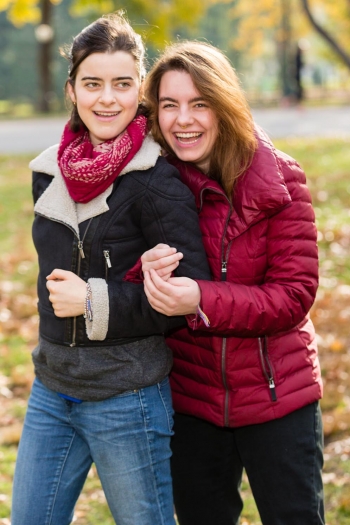 Sisters in Central Park