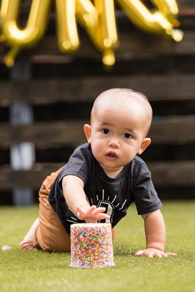 Baby-crawling-toward-cake